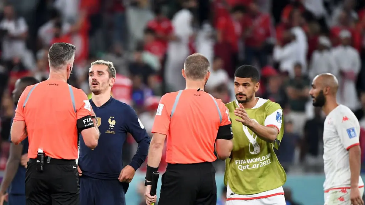 رسميًا.. "الفيفا" يحسم الجدل حول هدف غريزمان في مرمى تونس بكأس العالم