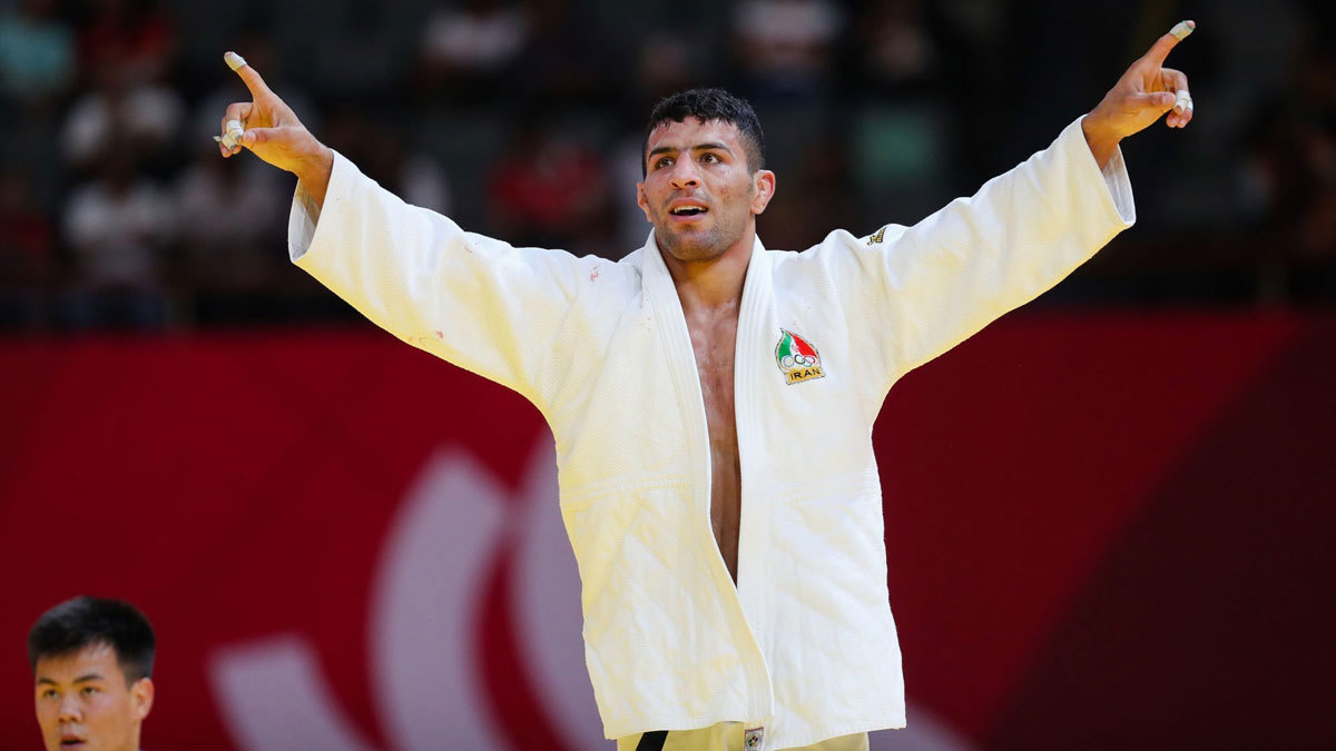 لاعب الجودو الإيراني سعيد مولايي يصل إسرائيل للمشاركة في بطولة عالمية