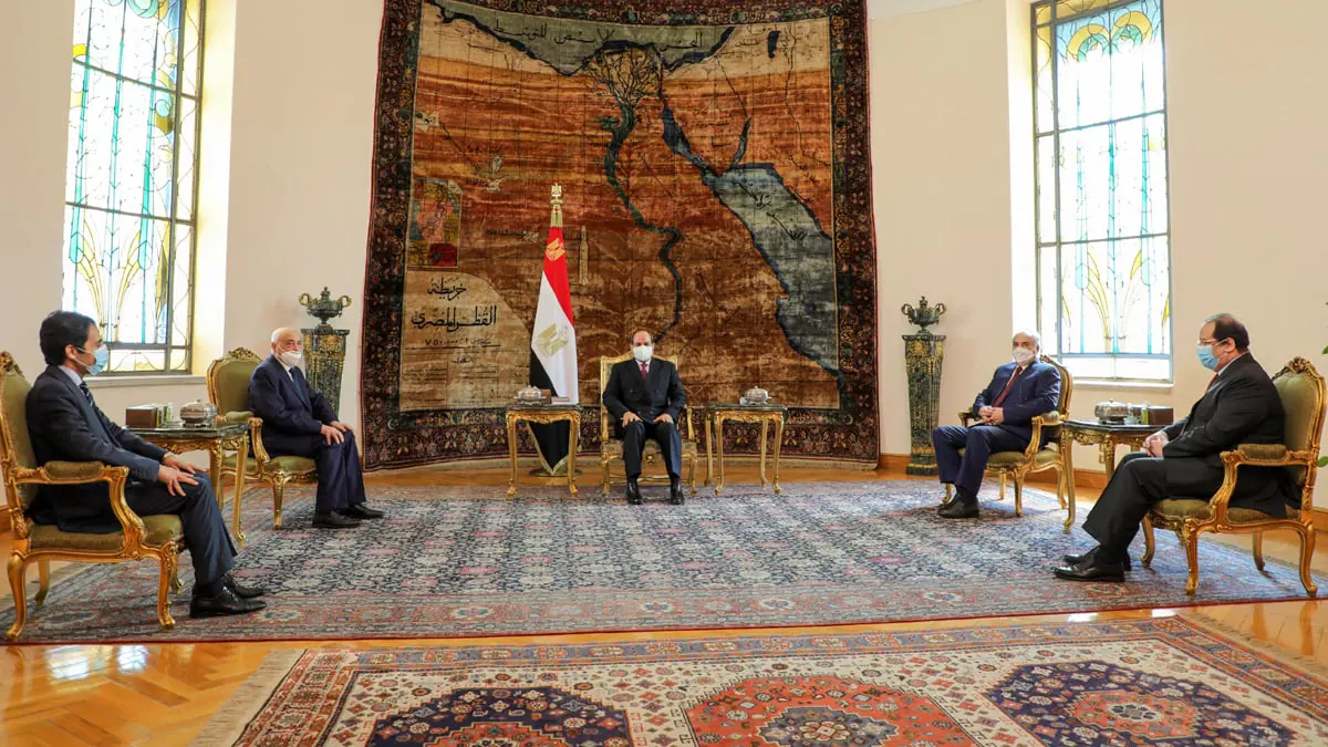 صالح وحفتر يبحثان مع السيسي تطورات الأوضاع في ليبيا