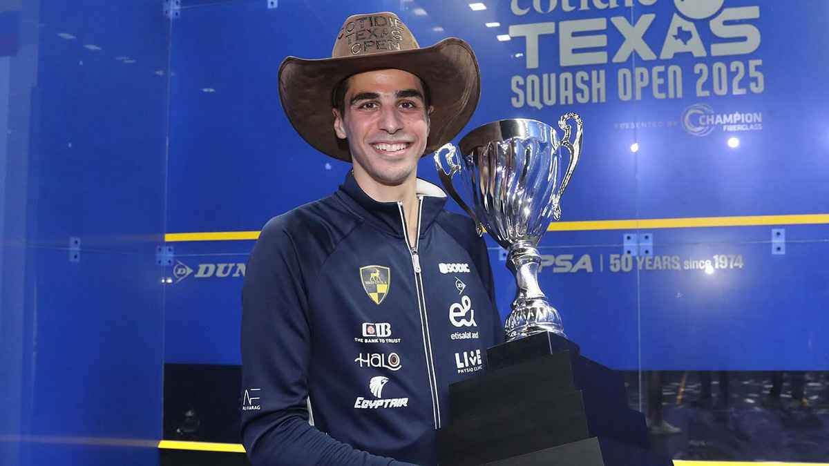 أسطورة الإسكواش المصري علي فرج يعلن اعتزاله