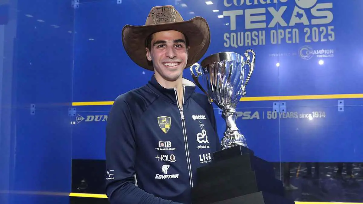 أسطورة الإسكواش المصري علي فرج يعلن اعتزاله