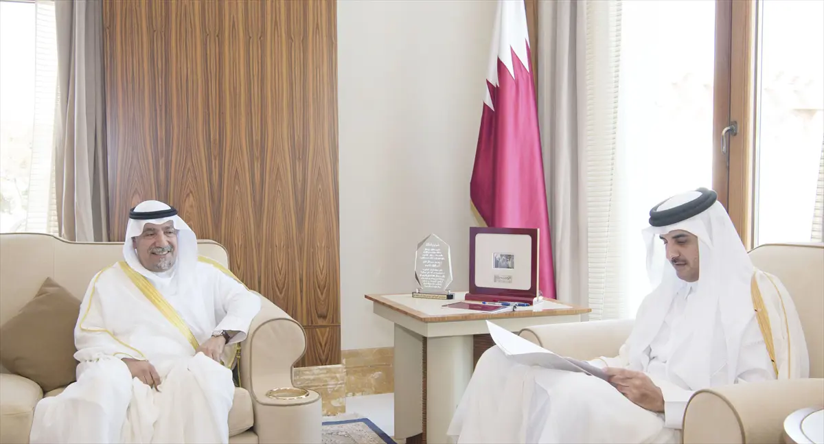 تميم يتلقى دعوة من أمير الكويت للمشاركة في قمة مجلس التعاون الخليجي
