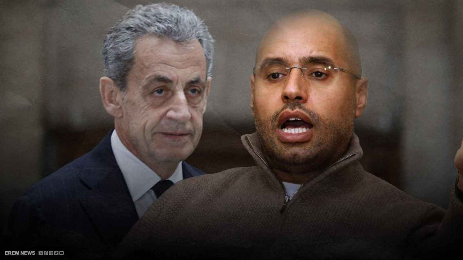 ساركوزي وسيف الإسلام القذافي