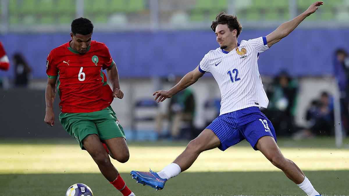 ملخص وأهداف ونتيجة مباراة المغرب وفرنسا بكأس العالم للشباب