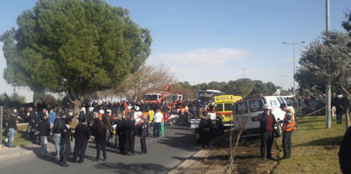 دهس جنود إسرائيليين في القدس المحتلة.. الصور الأولى للعملية