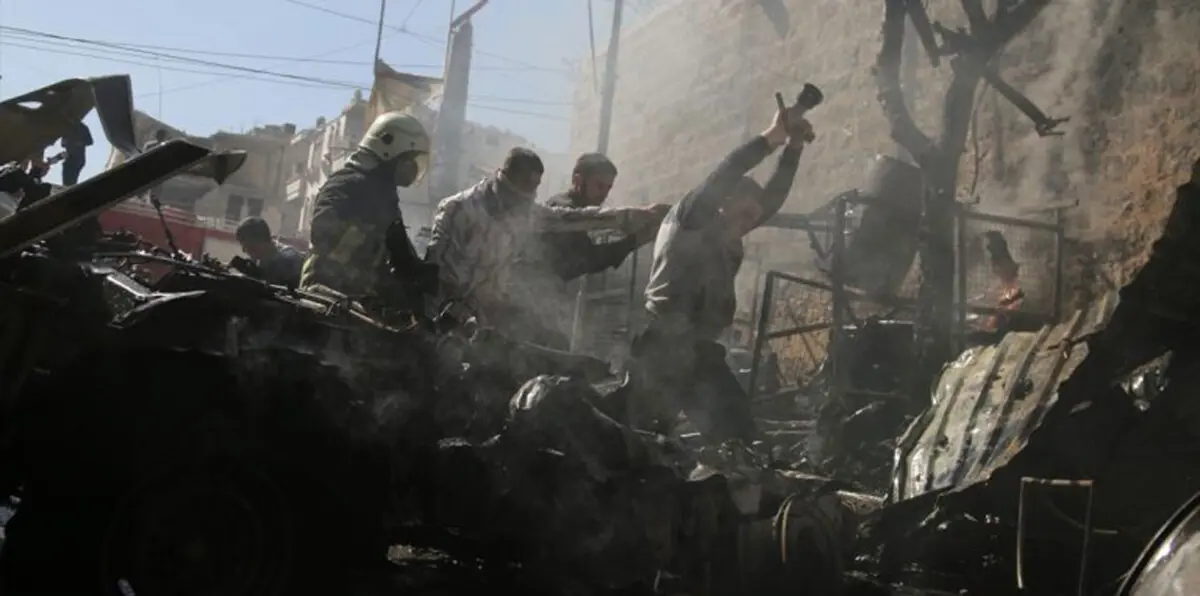 مقتل 8 مدنيين إثر تفجير سيارة مفخخة بمدينة الباب السورية (صور)