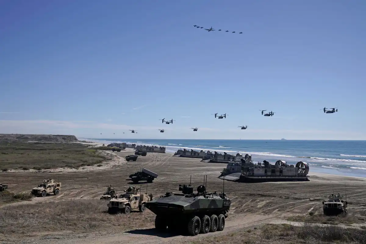 من تدريبات مشاة البحرية الأمريكية