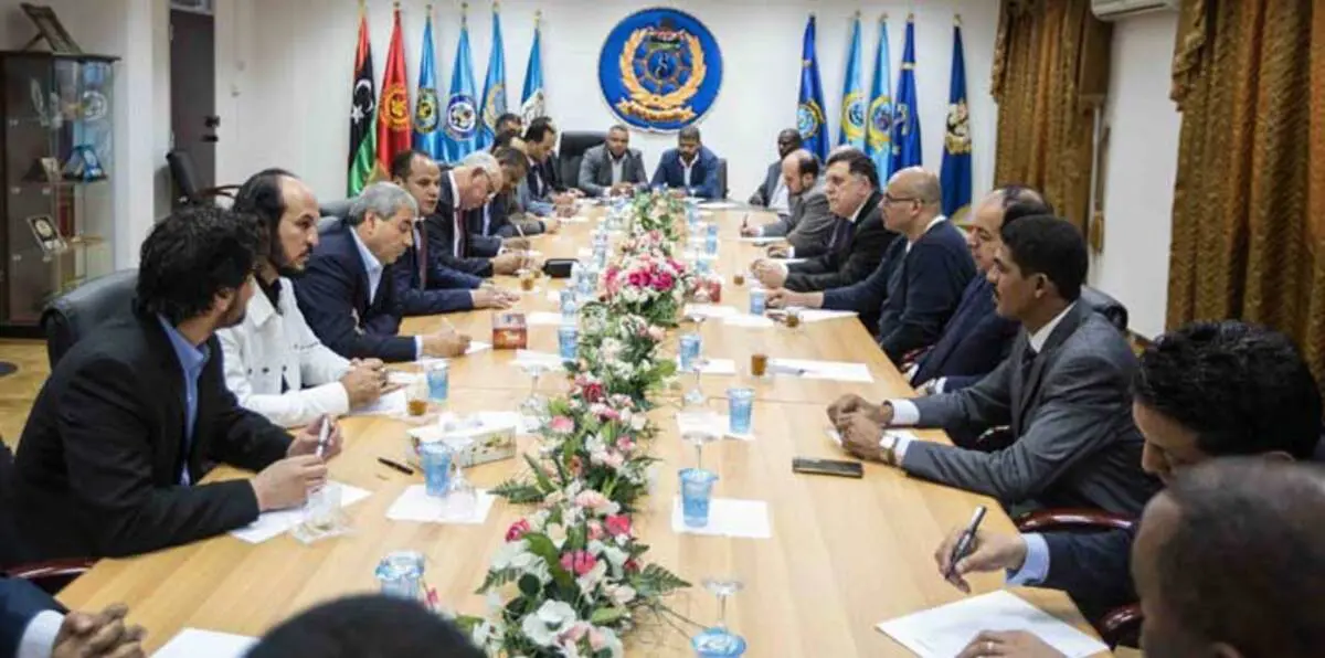 السراج يلتقي وفدًا من البرلماني الليبي في طرابلس