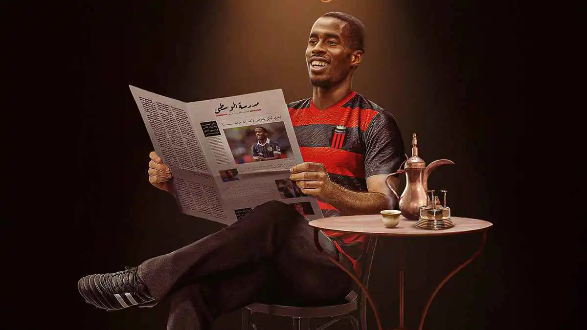 بعد هروبه من الزمالك.. تقديم "ناري" لتيدي أوكو مع الرياض (فيديو)