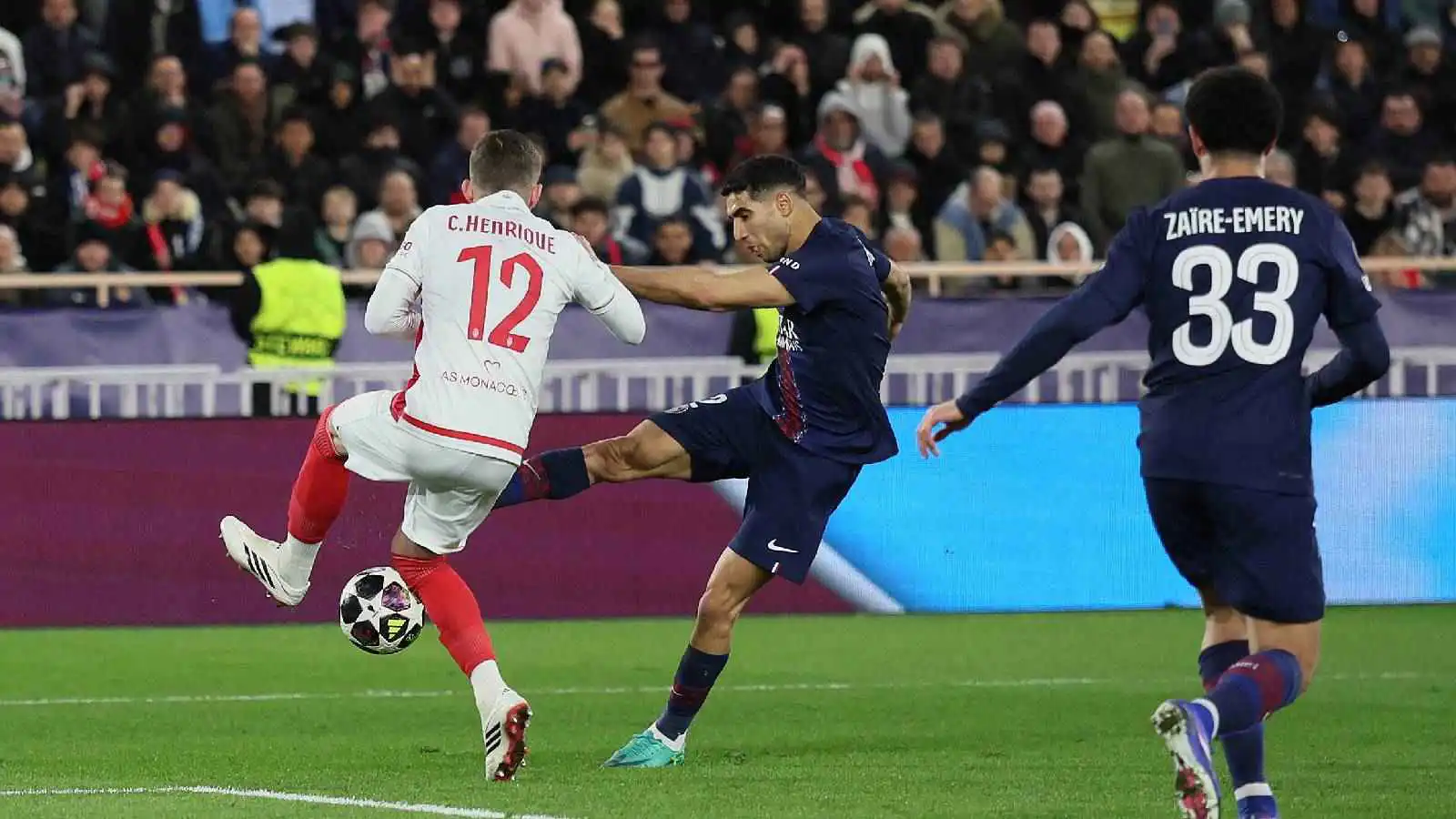 بعد هز شباك موناكو.. رقم مميز لأشرف حكيمي في دوري أبطال أوروبا (فيديو)