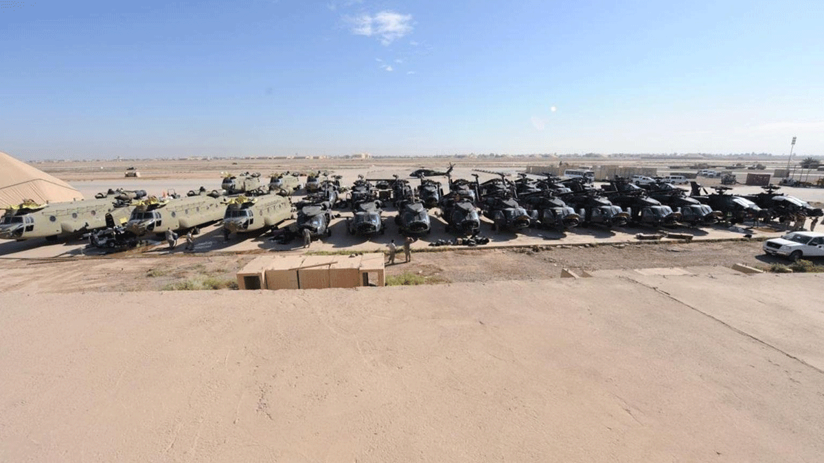 التحالف الدولي يسلم قاعدة الحبانية في محافظة الأنبار إلى القوات العراقية‎