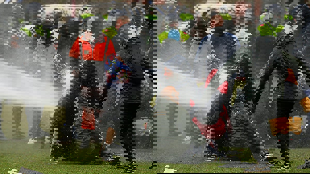 سقوط جرحى جراء إطلاق الشرطة الهولندية النار خلال تظاهرة ضد إجراءات كورونا