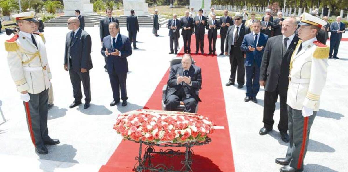 أول ظهور علني لبوتفليقة منذ عام