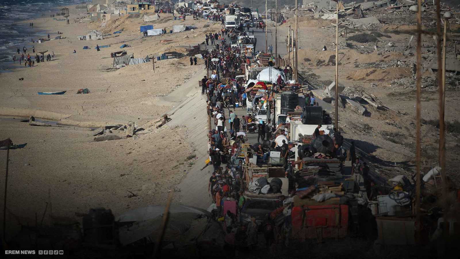 نزوح سكان غزة