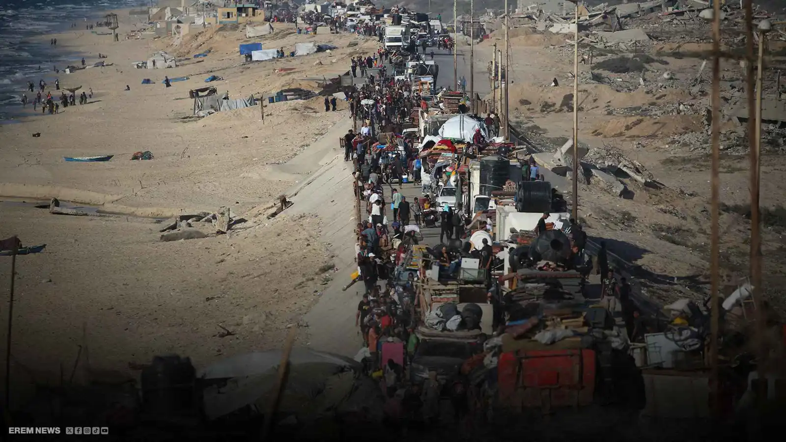 نزوح سكان غزة