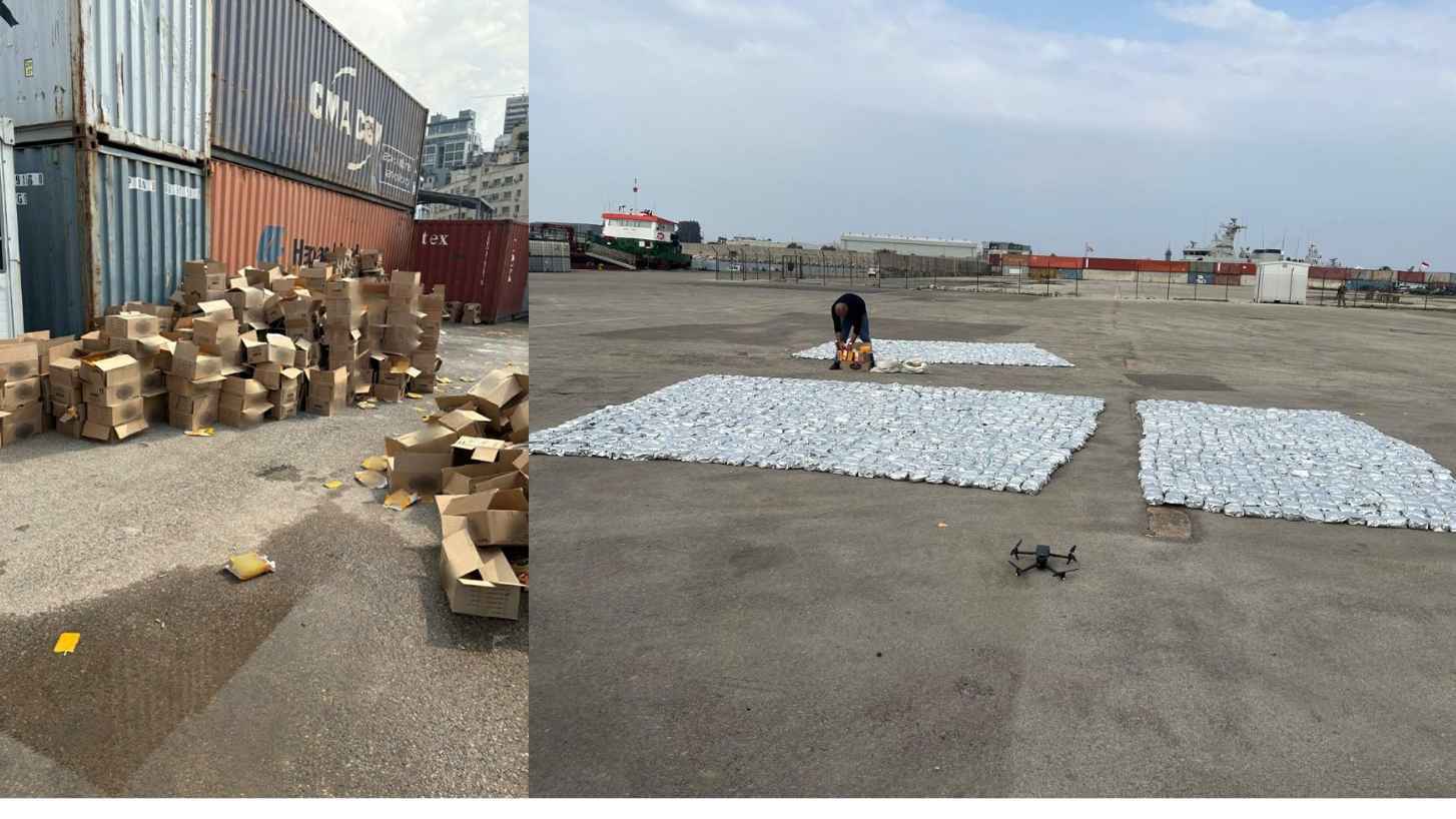 لبنان يضبط أكثر من طن حشيش قبل تهريبه إلى أوروبا (فيديو)