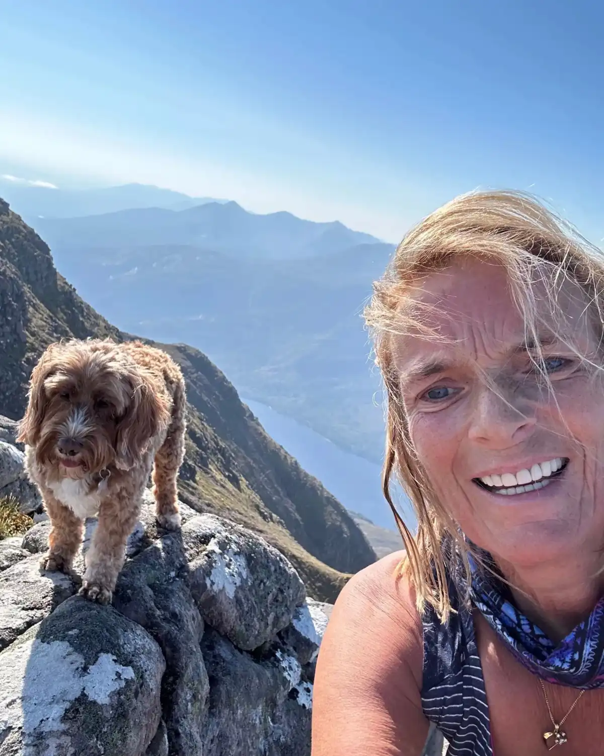 ماري-جين باركر وكلبتها لولا