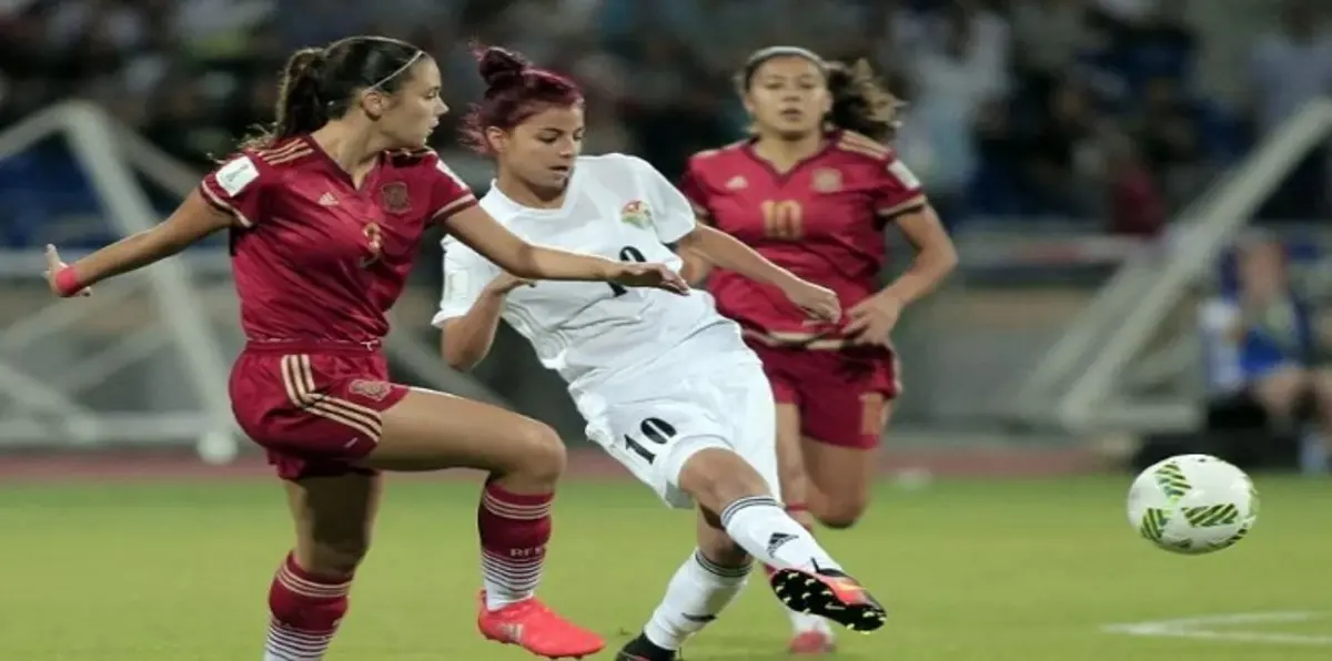 خسارة قاسية لناشئات الأردن أمام إسبانيا في كأس العالم