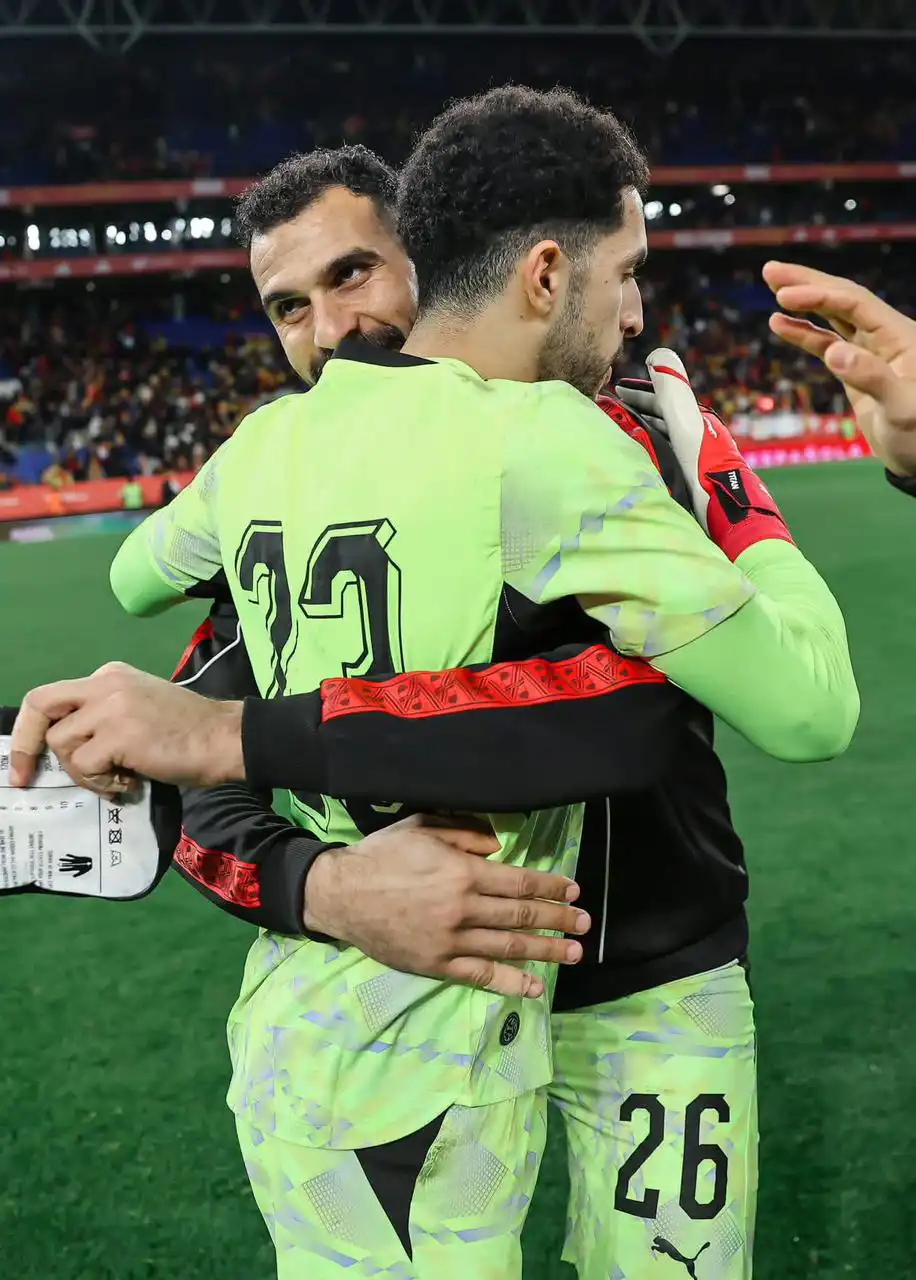 مصطفى شوبير ومحمد علاء حارس الجونة