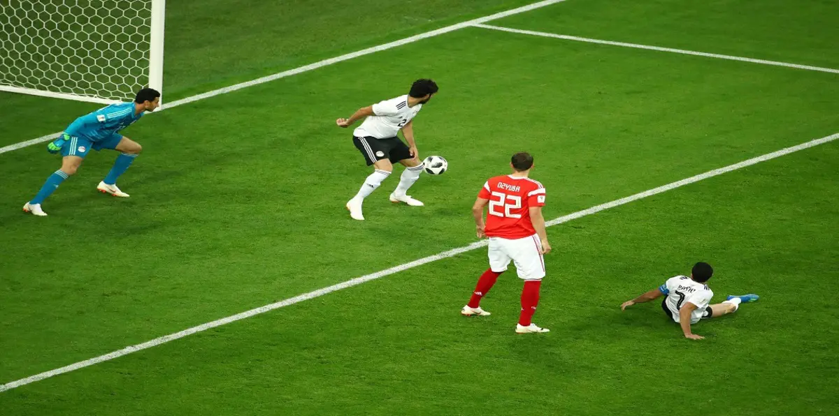 روسيا تهزم منتخب مصر بثلاثية وتتأهل إلى دور الـ16 بكأس العالم 2018 (فيديو)