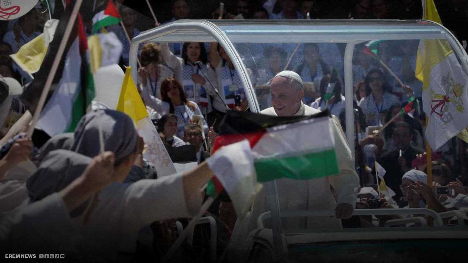 تحولت لعيادة متنقلة.. أطفال غزة ينتظرون سيارة البابا فرنسيس (فيديو)