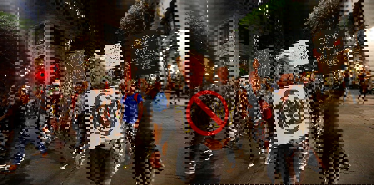 استطلاع: 57% من الأمريكيين يرون أن ترامب "عنصري"‎