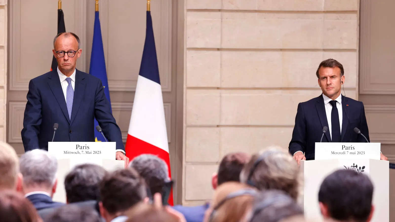 ماكرون: فرنسا وألمانيا تسعيان لوقف إطلاق نار "30 يوماً" في أوكرانيا