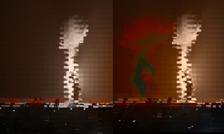 قصف إسرائيلي يستهدف منطقة البحوث العلمية في دمشق (فيديو)