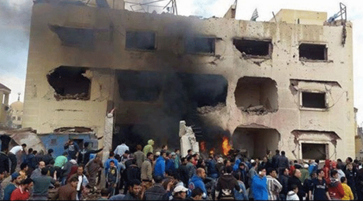 تفجير منزلين بالعريش المصرية‎