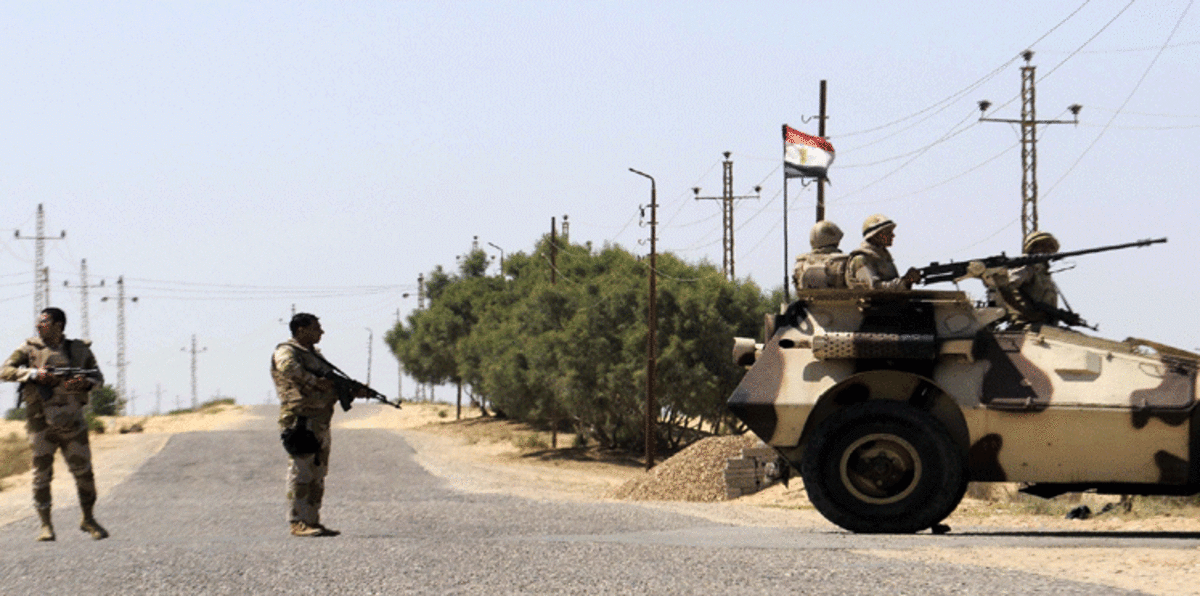مقتل 4 جنود من الجيش المصري في سيناء