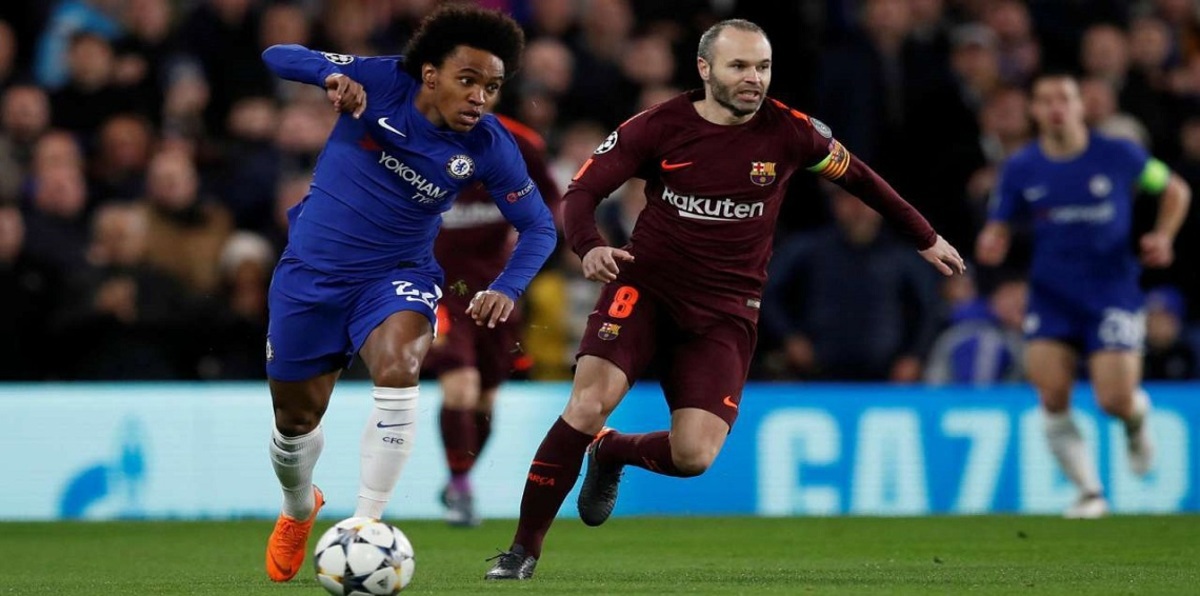 تشيلسي يدرس الموافقة على عرض نادي برشلونة لضم ويليان