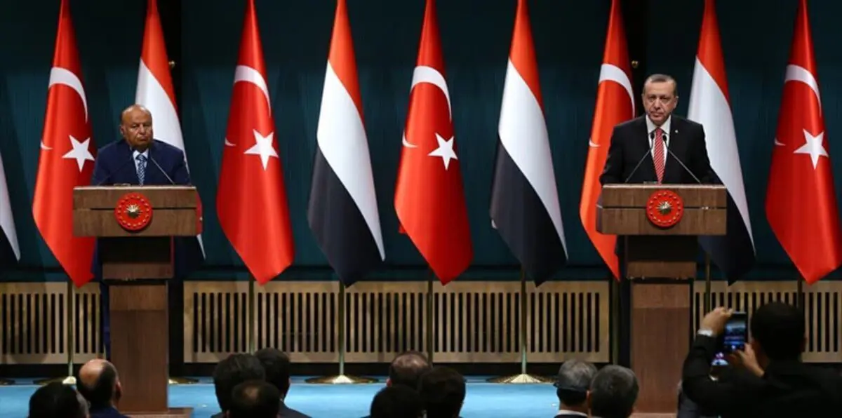 أردوغان يكشف لهادي موقف بلاده من الأزمة اليمنية