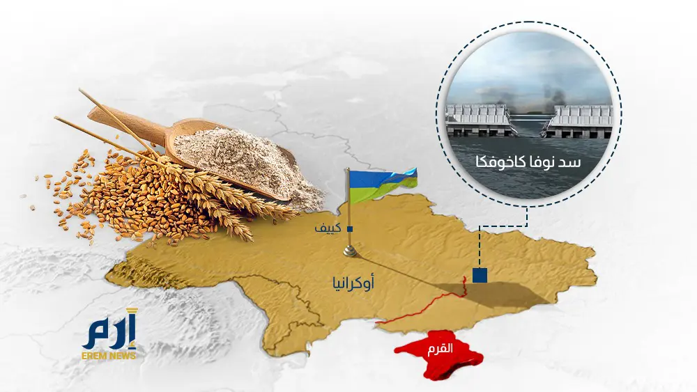  بعد تدمير سد كاخوفكا.. تحذيرات من أزمة غذاء عالمية