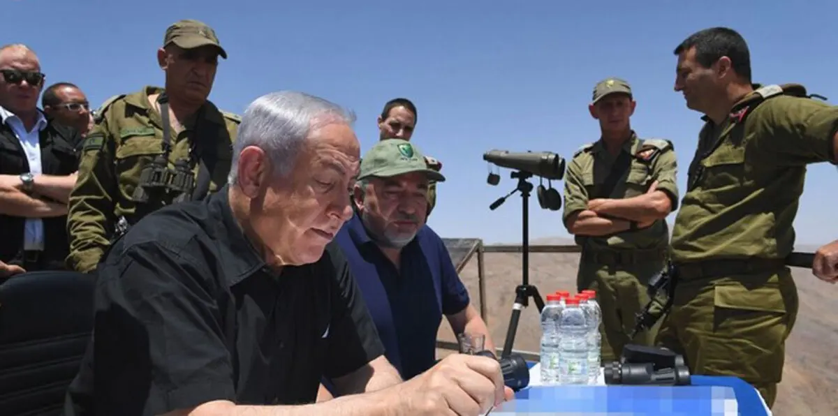 نتنياهو يتفقد مواقع قواته في الجولان المحتل