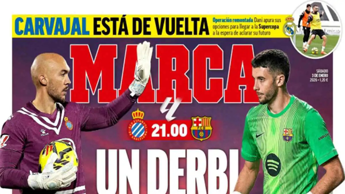 عناوين الصحف الرياضية: "ديربي ساخن" بين برشلونة وإسبانيول.. ومستقبل فينيسيوس