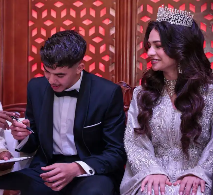 حفل زواج ياسر الزابيري لاعب منتخب المغرب