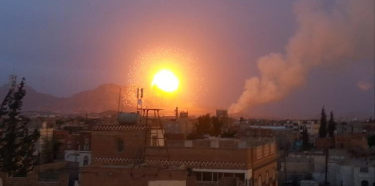 طيران التحالف يدمر مواقع حوثية لإطلاق الصواريخ في صنعاء