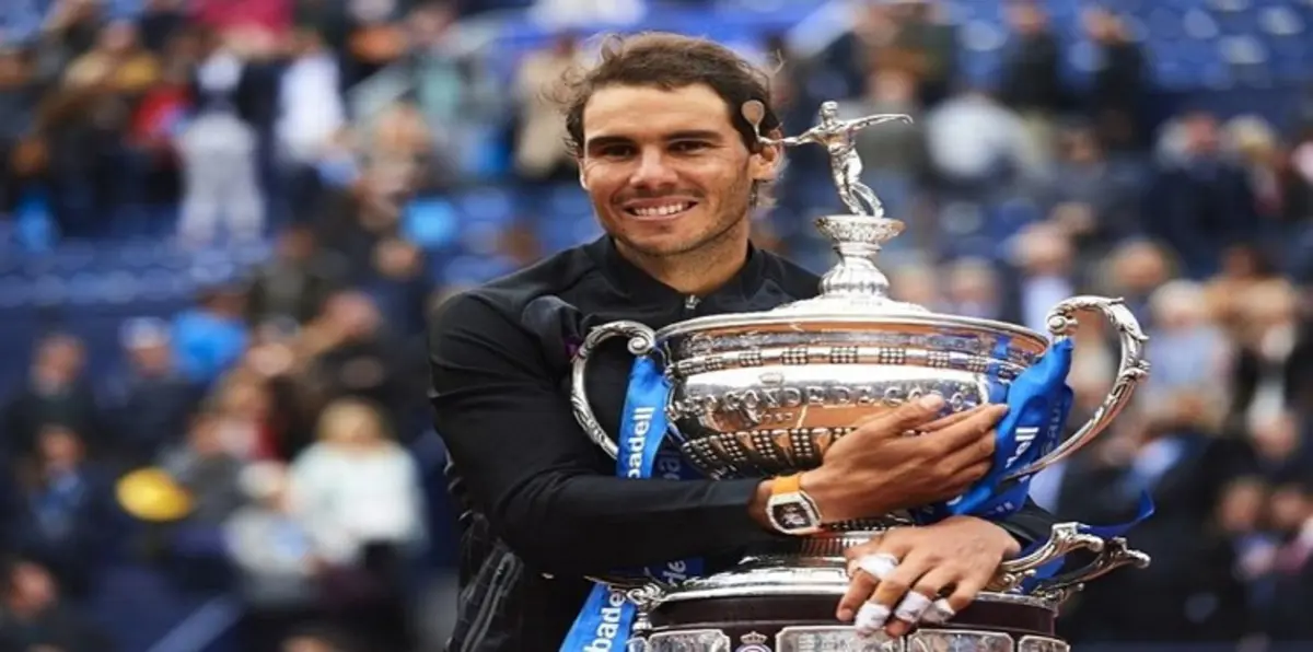 احتفال مجنون لنادال بلقبه العاشر في برشلونة (فيديو)