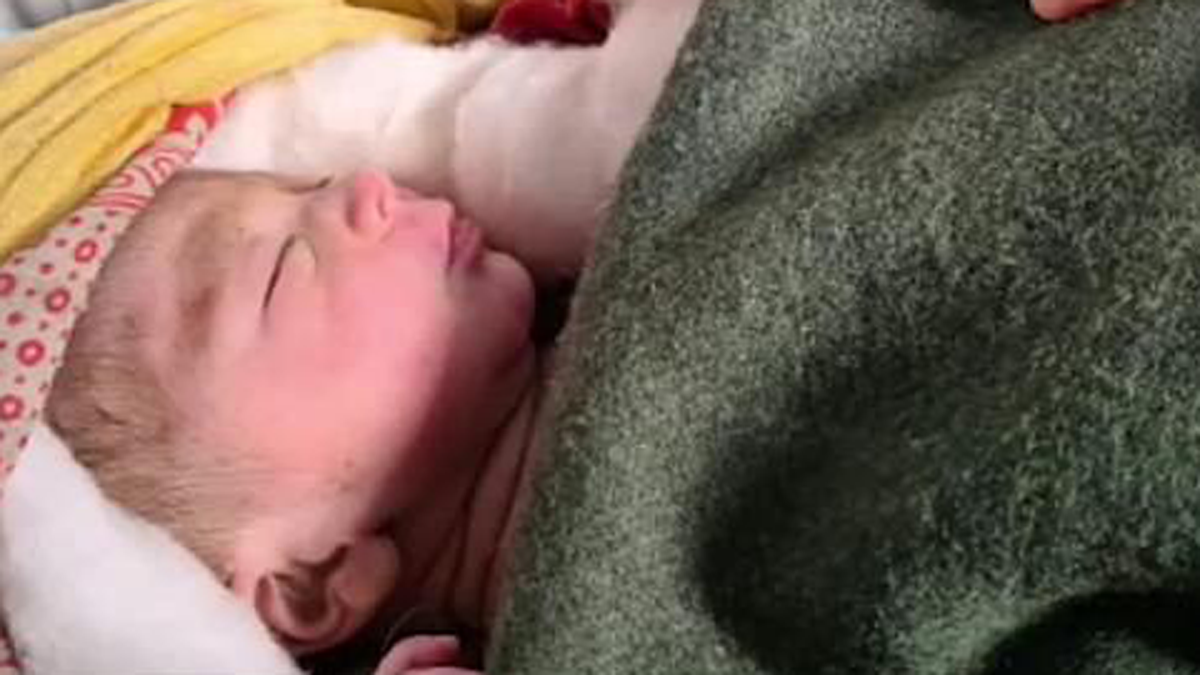 إنقاذ رضيع دفن حيا في الهند (فيديو وصور)