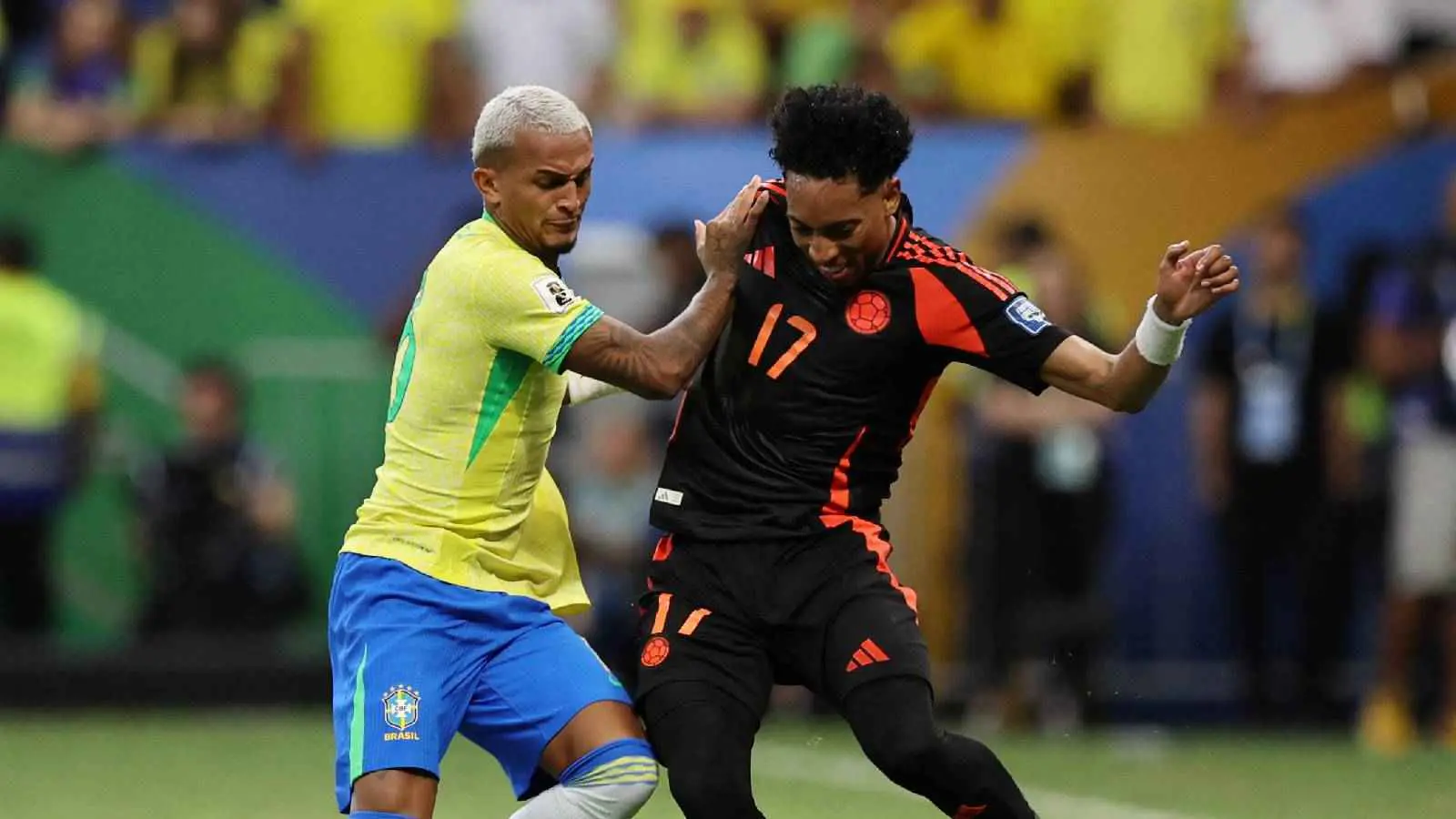 ترتيب تصفيات أمريكا الجنوبية بعد فوز البرازيل على كولومبيا