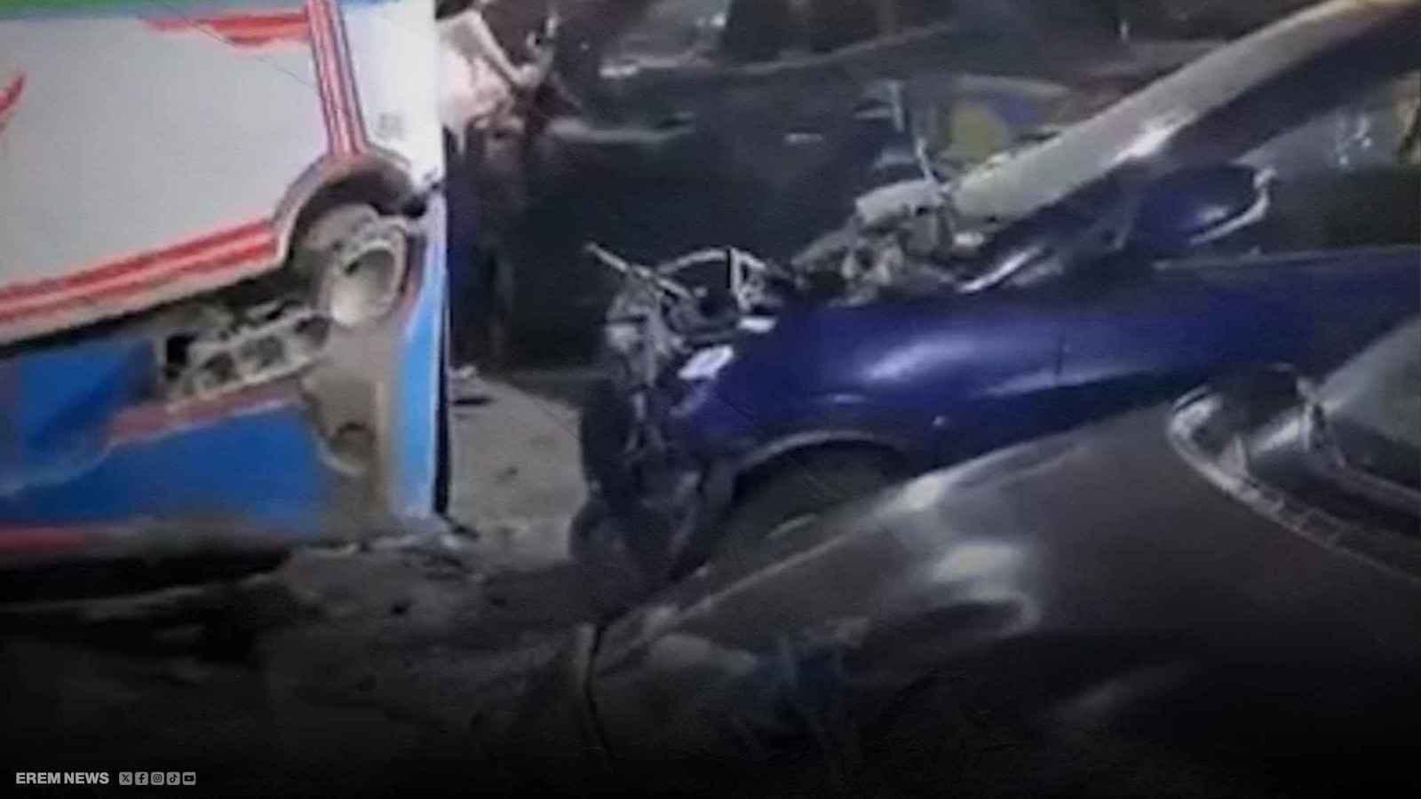 “أوتوبيس” يدمر 7 سيارات في القاهرة