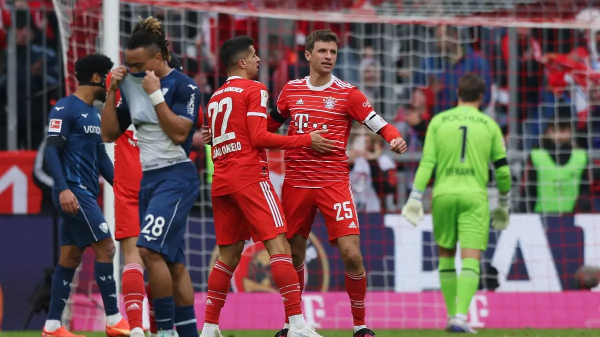 ترتيب الدوري الألماني: بايرن ميونخ يهزم بوخوم وبروسيا دورتموند يتجاوز فيردر بريمن