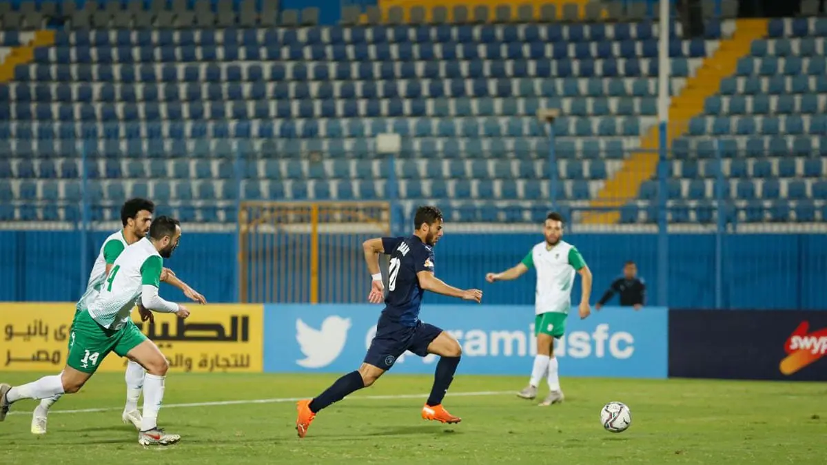 طرد رمضان صبحي في أول ظهور مع بيراميدز ليغيب عن مباراة فريقه ضد الزمالك