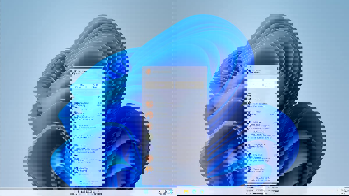مايكروسوفت تبدأ في اختبار تكامل تطبيق الدردشة تيمز مع ويندوز 11