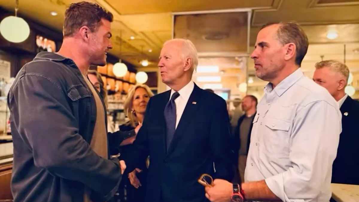 بايدن وعائلته يزورون موقع تصوير مسلسل "ريتشر"