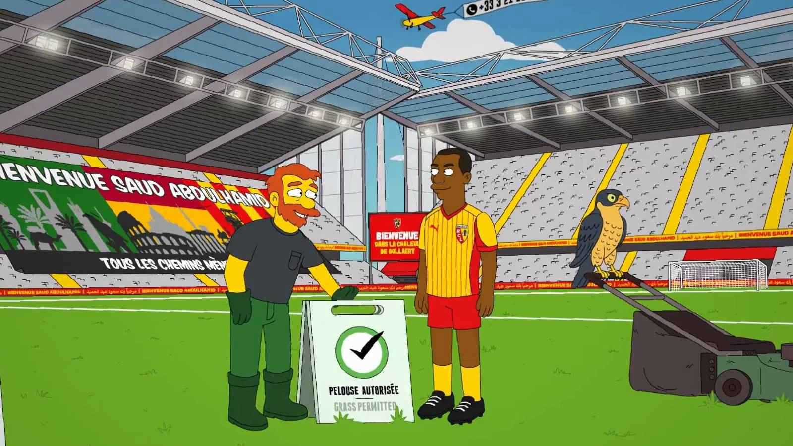 لانس الفرنسي يعلن صفقة سعود عبد الحميد بفيلم كارتوني (شاهد)