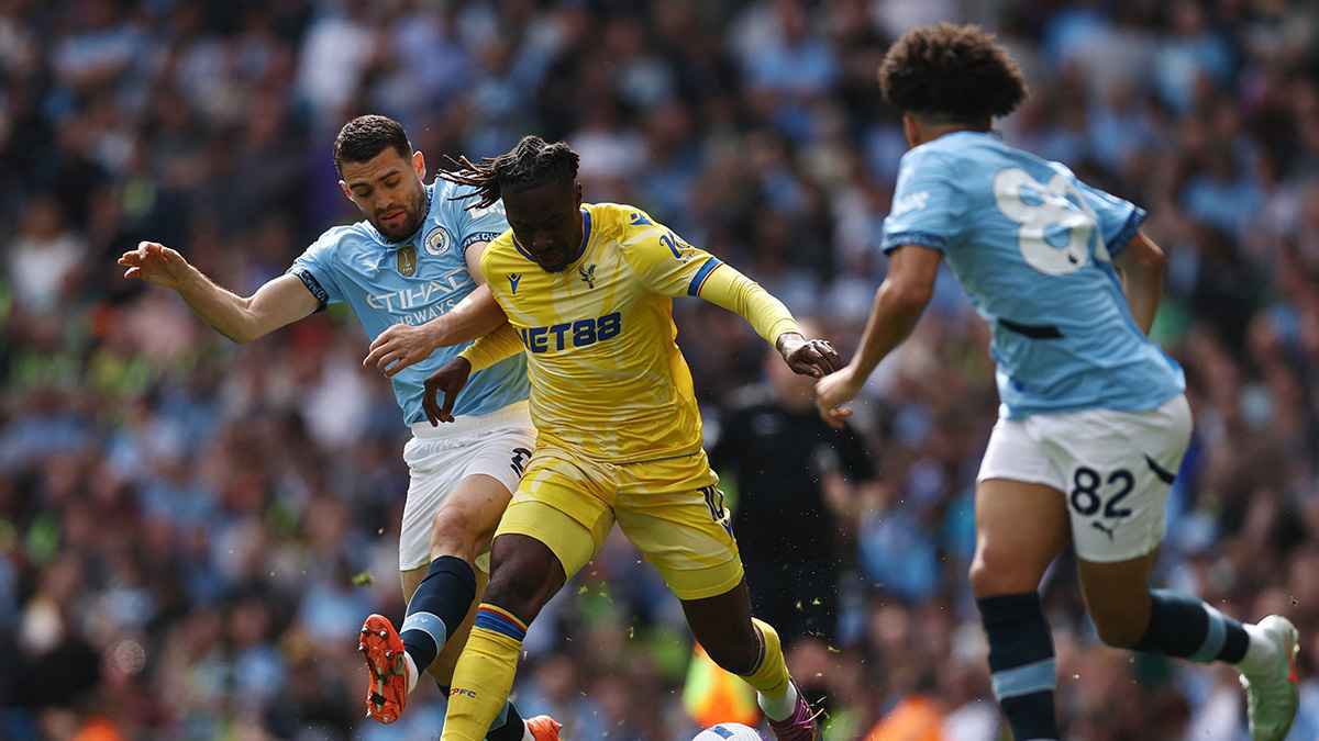 ملخص وأهداف ورجل مباراة مانشستر سيتي ضد كريستال بالاس في الدوري الإنجليزي