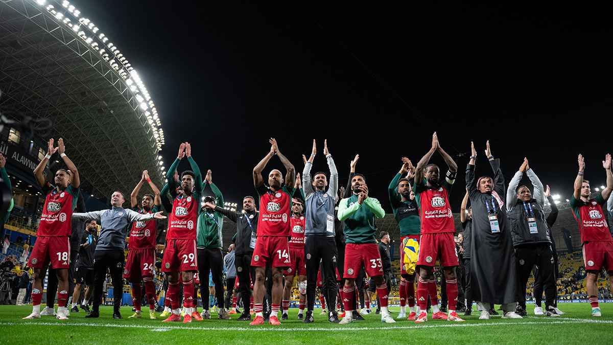 رد فعل مثير من لاعب النصر المعار بعد فوز الاتفاق (صورة)