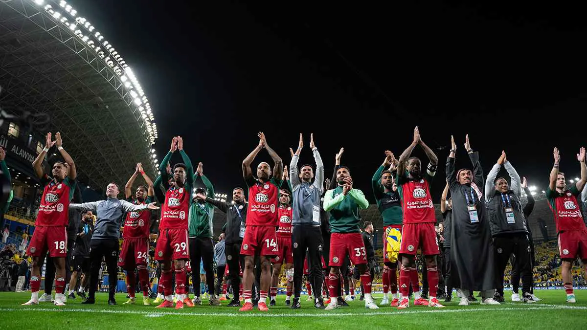 رد فعل مثير من لاعب النصر المعار بعد فوز الاتفاق (صورة)