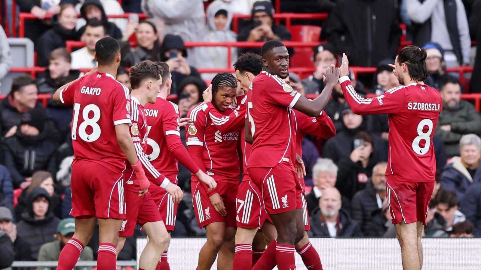 ليس محمد صلاح.. أكثر لاعب أبهر جماهير ليفربول بعد الفوز على فولهام 